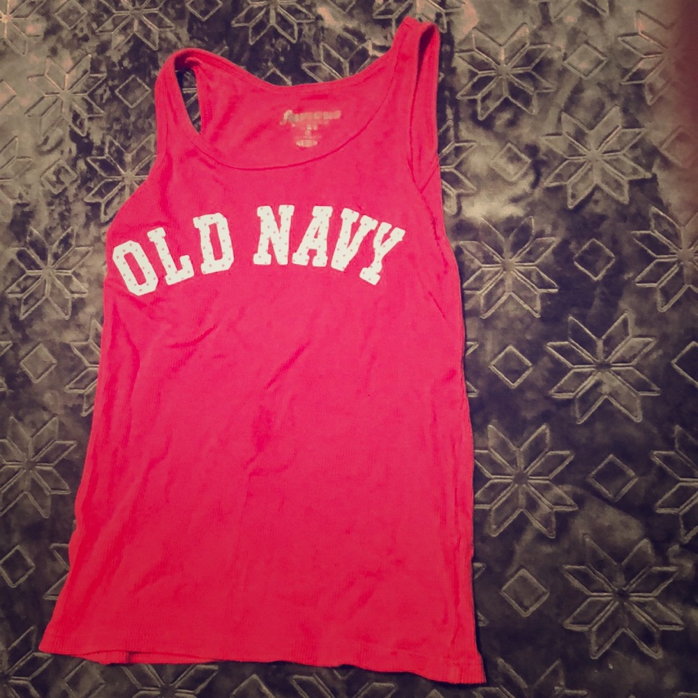 Pink tank top